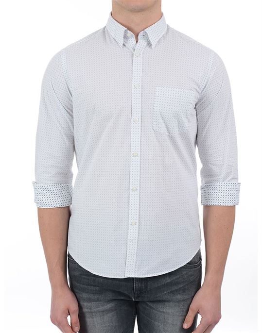 Indian Terrain Casual Wear Self Design Men Shirt